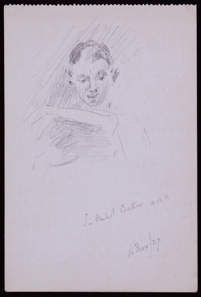 Portrait de Sir Herbert ARA Baker - Francis Wilfred Lawson
