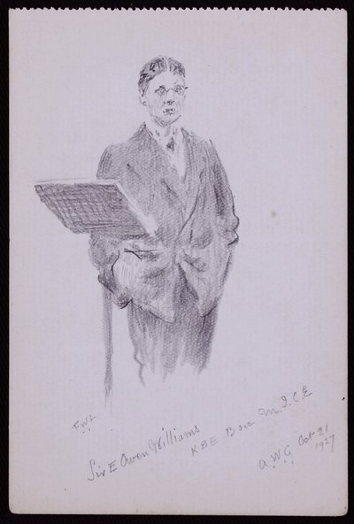 Portrait de Sir Owen Williams - Francis Wilfred Lawson