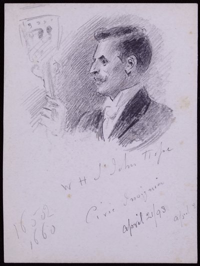 Portrait de WH St John Hope - Francis Wilfred Lawson