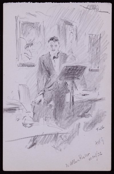 Portrait de W Allan Pictor - Francis Wilfred Lawson
