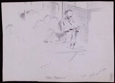 Portrait de William Morris - Francis Wilfred Lawson