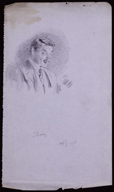 Portrait de William Strang - Francis Wilfred Lawson