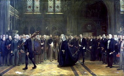 La procession du président en 1881 - Francis Wilfred Lawson