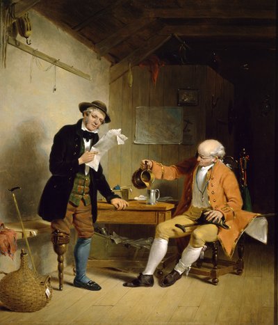 Commodore Trunnion et Jack Hatchway, vers 1839 - Francis William Edmonds