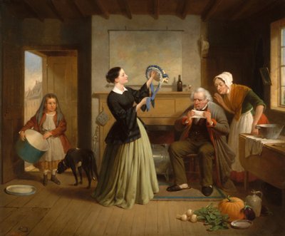 Le Nouveau Bonnet, 1858 - Francis William Edmonds