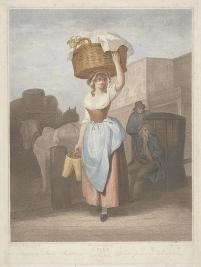 Fraises, Douces Fraises, gravé par Giovanni Vendramini (1769-1839) 1795 - Francis after Wheatley