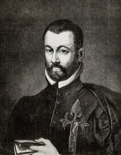 Portrait de Benito Arias Montano, humaniste et théologien espagnol, d
