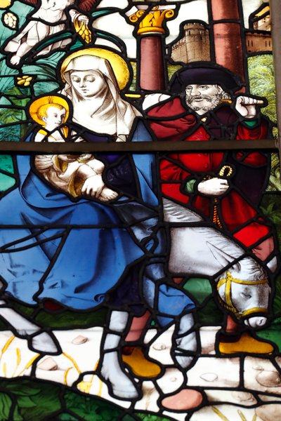 Monastère de Batalha. Sainte Famille. Fuite en Égypte. Portugal. - Francisco (attr.to) Henriques