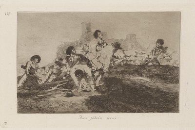 Ils peuvent encore servir, Planche 24 des Désastres de la guerre - Francisco de Goya