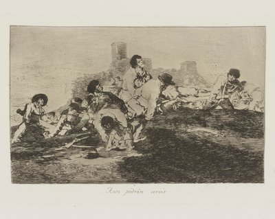 Aun podrán servir (Ils peuvent encore être utiles), pl. 24 de la série Los desastres de la guerra (Les désastres de la guerre) - Francisco de Goya