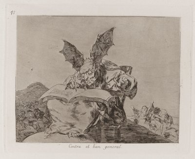 Contre le bien commun, pl. 71 de la série Les désastres de la guerre - Francisco de Goya
