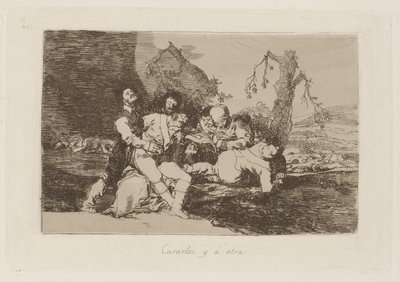Curarlos, y ? otra (Les guérir, et au suivant), Pl. 20 de Los desastres de la guerra (Les Désastres de la guerre) - Francisco de Goya