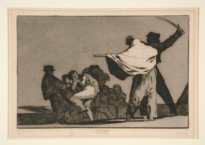 Disparate conocido (Folie bien connue), planche non numérotée de la série Los proverbios - Francisco de Goya