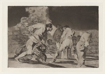 Disparate furioso, également connu sous le nom de Hizonos dios y maravillamos nos - Francisco de Goya