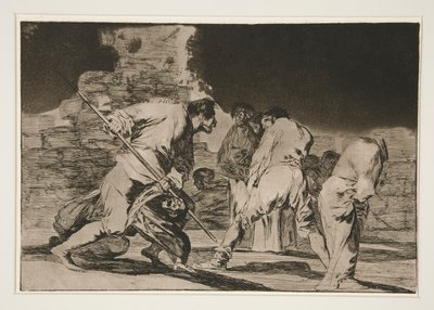 Disparate furioso (Folie furieuse), pl. 6 de la série Los proverbios - Francisco de Goya