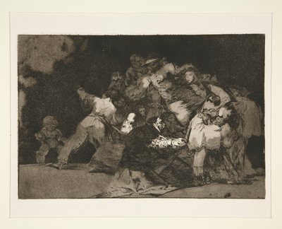 Disparate général, pl. 9 de la série Los proverbios - Francisco de Goya