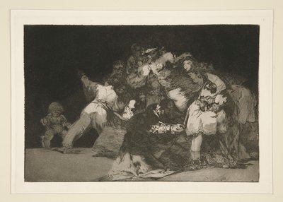 Disparate général, pl. 9 de la série Los proverbios - Francisco de Goya