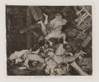 Estragos de la guerra (Ravages de la guerre), Pl. 30 de Los desastres de la guerra (Les désastres de la guerre) - Francisco de Goya