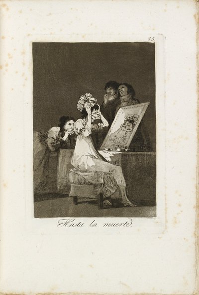 Hasta la muerte, 1799-1799 - Francisco de Goya