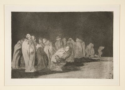 Les ensachés, pl. 8 de la série Los proverbios - Francisco de Goya