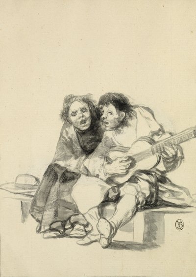 Muy accordes (Ils sont très en harmonie) - Francisco de Goya