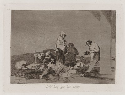 No hay que dar voces - Francisco de Goya