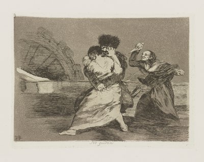 No quieren - Francisco de Goya