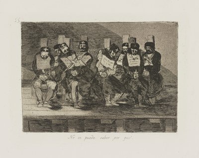 No se puede saber por qué (On ne peut pas savoir pourquoi) - Francisco de Goya