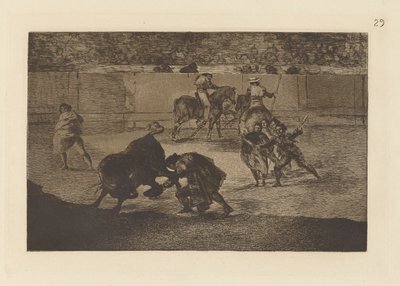 Pepe Illo faisant la passe du - Francisco de Goya