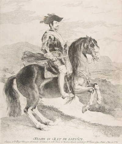 Philippe IV à cheval, d
