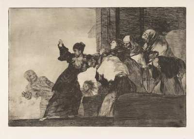 Planche 11 des Disparates : Pauvre folie, vers 1816-23 publié 1864 - Francisco de Goya