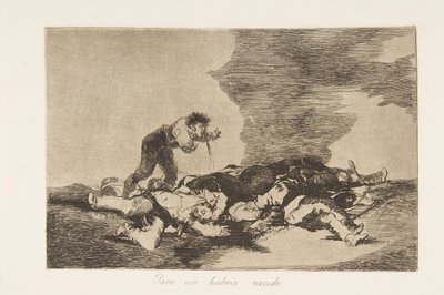 Planche 12 de Les Désastres de la guerre : Cela..., 1810 publié 1863 - Francisco de Goya