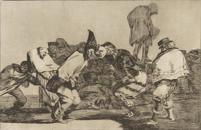 Planche 14 des Disparates : Folie du Carnaval - Francisco de Goya
