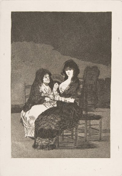 Planche 15 de Los Caprichos : Beaux conseils, 1799 - Francisco de Goya