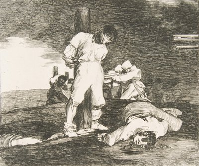 Planche 15 des Désastres de la guerre : Et il n