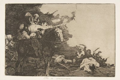 Planche 17 des Désastres de la guerre Los Desastres de la Guerra : Ils..., 1810 publié 1863 - Francisco de Goya