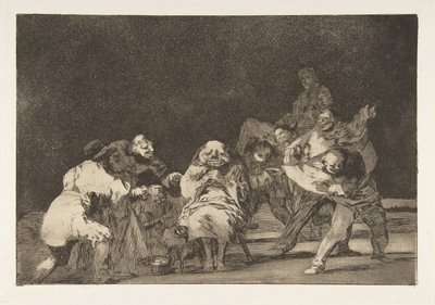 Planche 17 des Disparates : Loyauté - Francisco de Goya