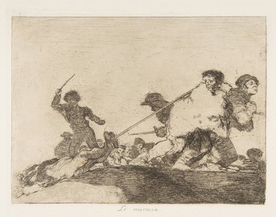 Planche 29 de Les Désastres de la guerre Los Desastres de la Guerra:: Il ..., 1810 publié 1863 - Francisco de Goya
