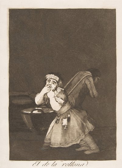 Planche 4 de Los Caprichos : Le garçon de la nourrice, 1799 - Francisco de Goya