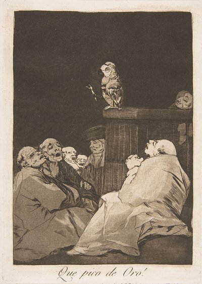 Plate 53 des Caprices: Quel bec d