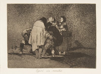 Planche 53 des Désastres de la guerre : Th..., 1811-12 publié 1863 - Francisco de Goya