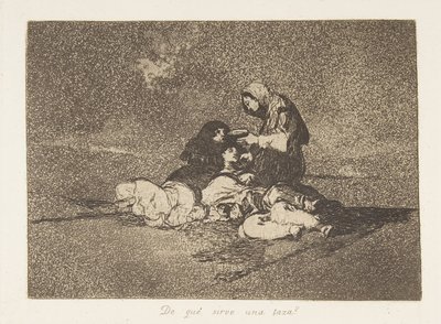 Planche 59 de Les Désastres de la guerre : Wh..., 1811-12 publié 1863 - Francisco de Goya