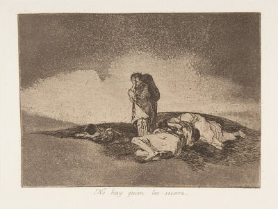 Planche 60 des Désastres de la guerre : Th..., 1811-12 publié en 1863 - Francisco de Goya