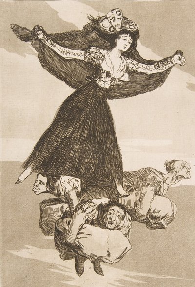 Planche 61 de Los Caprichos : Ils ont volé Volaverunt - Francisco de Goya