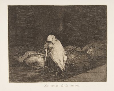 Planche 62 des Désastres de la Guerre : Th..., 1811-12 publié en 1863 - Francisco de Goya
