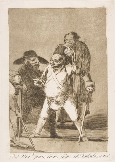 Planche 76 de Los Caprichos - Francisco de Goya