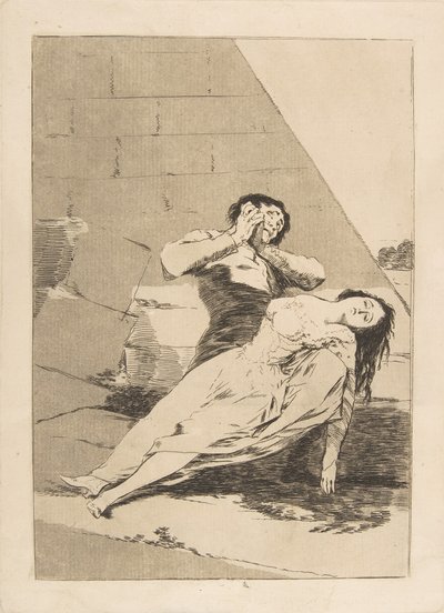 Planche 9 de Los Caprichos: Tantale, 1799 - Francisco de Goya