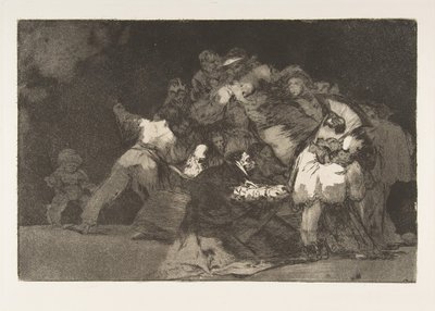 Planche 9 des Disparates : Folie générale, vers 1816-23 publié 1864 - Francisco de Goya