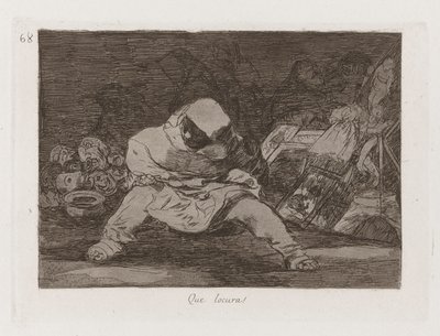 Que locura! (Quelle folie!), Pl. 68 de Los desastres de la guerra (Les désastres de la guerre) - Francisco de Goya