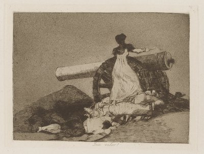 Que valor! (Quel courage!), pl. 7 de la série Los desastres de la guerra (Les désastres de la guerre) - Francisco de Goya